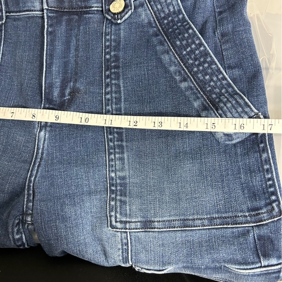 White House Black Market High Rise Wide Leg Cargo Jeans Size 2 - Picture 12 of 14